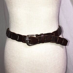Genuine Brown Leather Belt